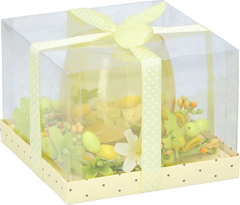 Arti Casa - Candle in Glass Easter 11 cm (Yellow) - 2