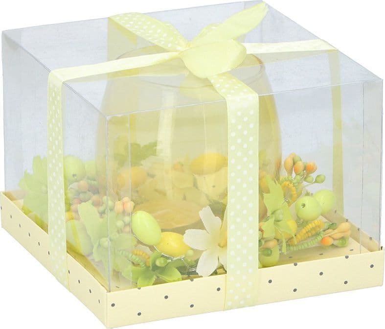 Arti Casa - Candle in Glass Easter 11 cm (Yellow) - 4