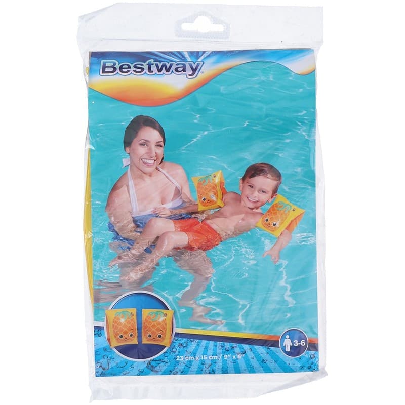 Bestway - Baby swimming gloves 23x15 cm (orange) - 4