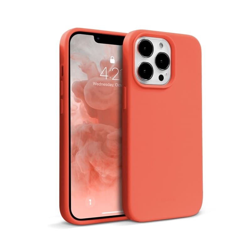 Crong Color Cover - Custodia per iPhone 13 Pro (Corallo) - 6