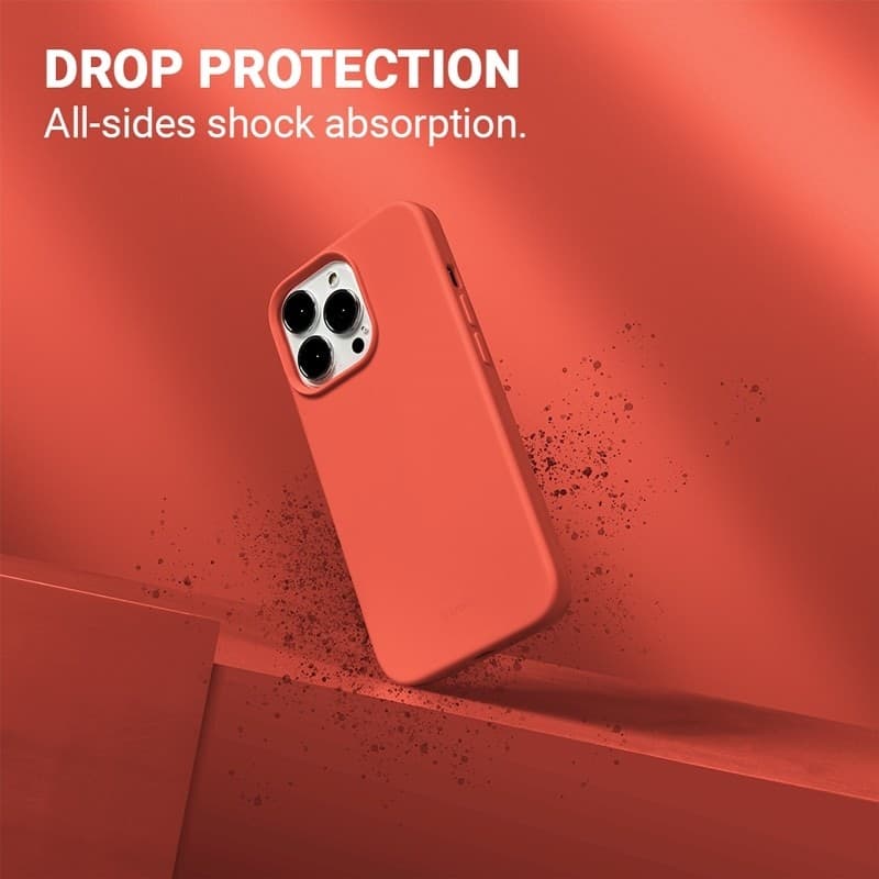 Crong Color Cover - Custodia per iPhone 13 Pro (Corallo) - 7