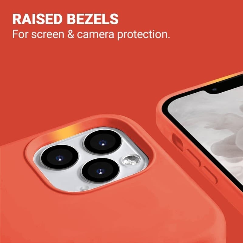 Crong Color Cover - Custodia per iPhone 13 Pro (Corallo) - 8