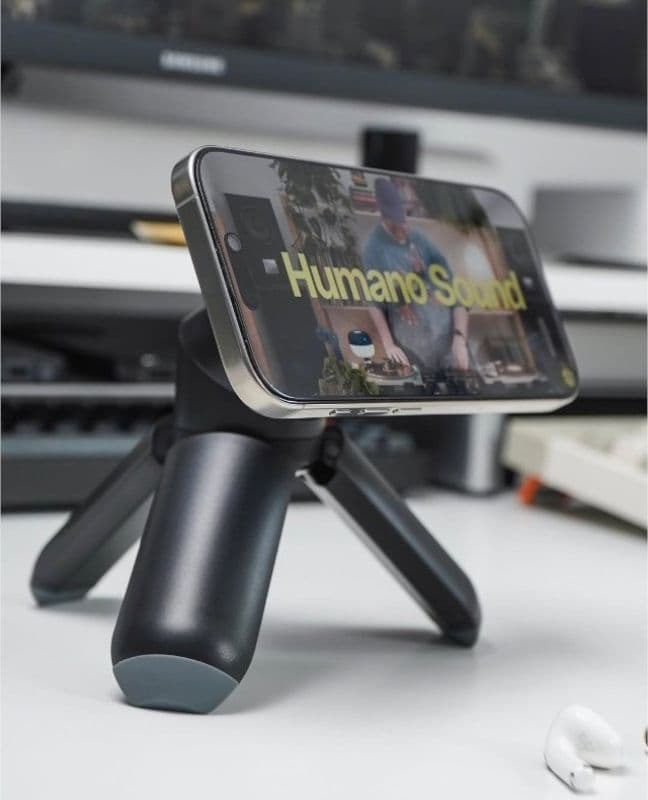 STM MagPod - iPhone TriPod with MagSafe Compatibility - white - 8