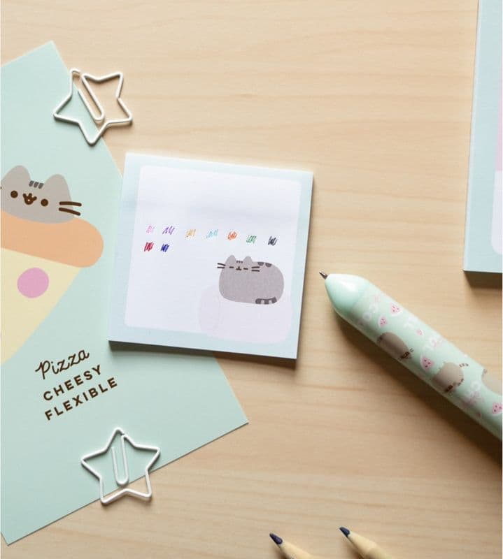 Pusheen - Penna a sfera automatica a 10 colori con personaggio 3D della collezione Foodie - 5