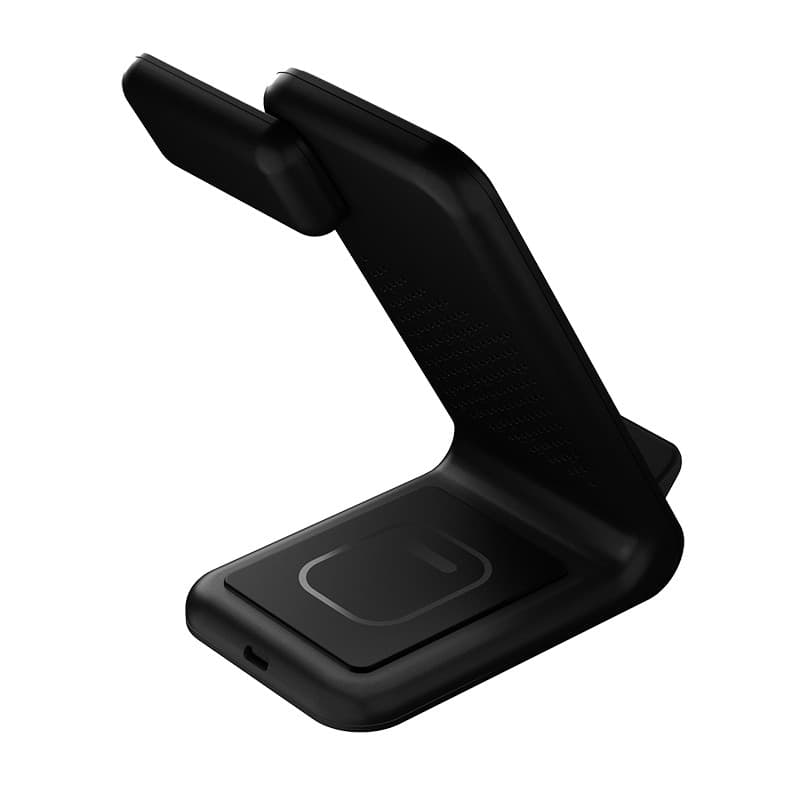 STM ChargeTree Swing 3-in-1 Charging Station for Phone, AirPods, Apple Watch - Black - 8