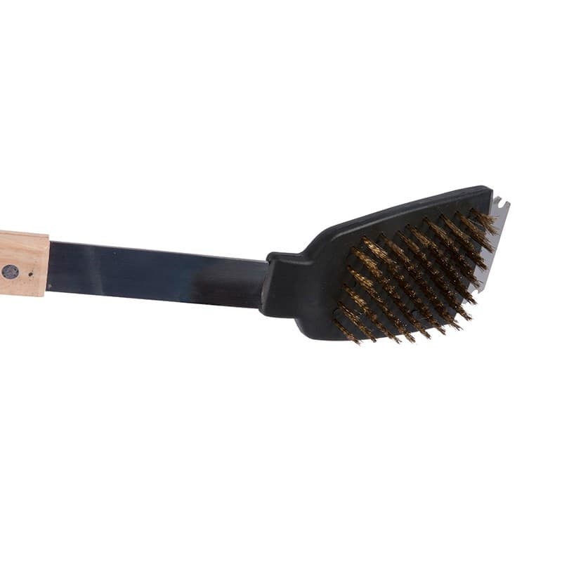 BBQ - grill cleaning brush 2 in 1 brush plus scraper - 13