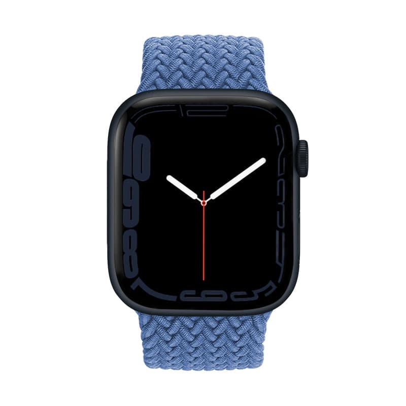 Cinturino Crong Wave – Cinturino intrecciato per Apple Watch 44/45/46/49 mm (blu) - 2