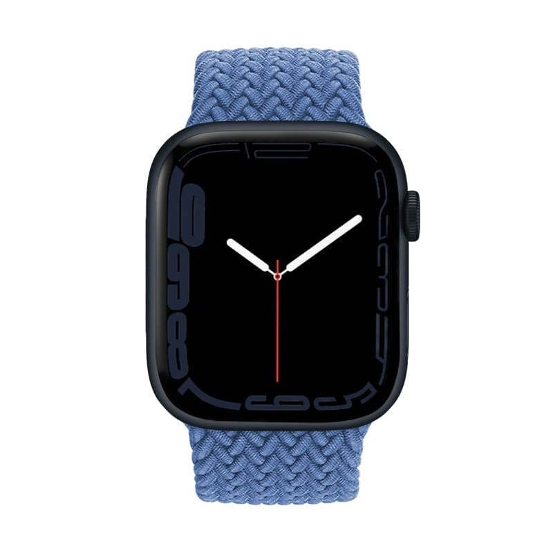 Cinturino Crong Wave – Cinturino intrecciato per Apple Watch 44/45/46/49 mm (blu) - 12