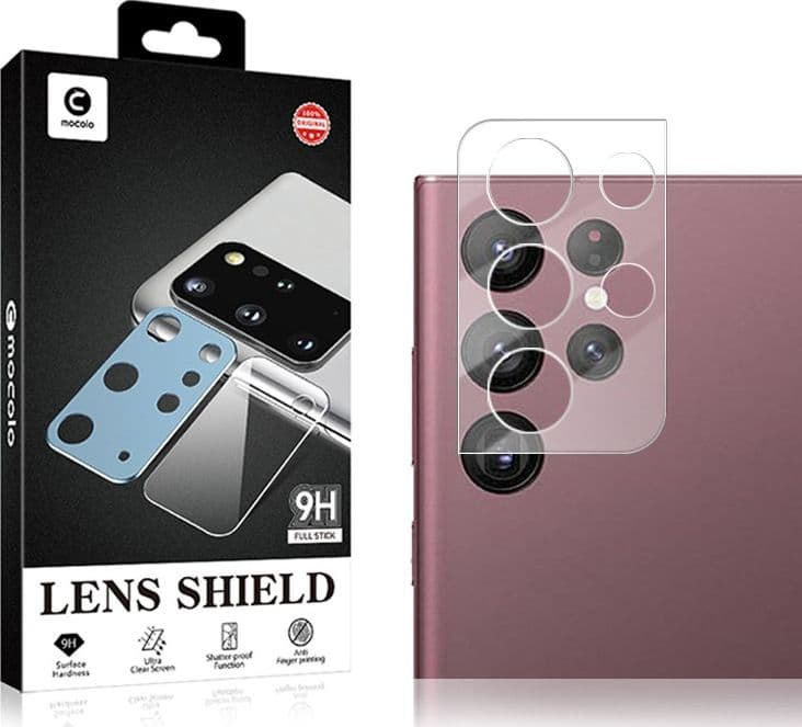 Mocolo Silk Camera Lens Glass - Protective Glass for Samsung Galaxy S22 Ultra camera lens - 11