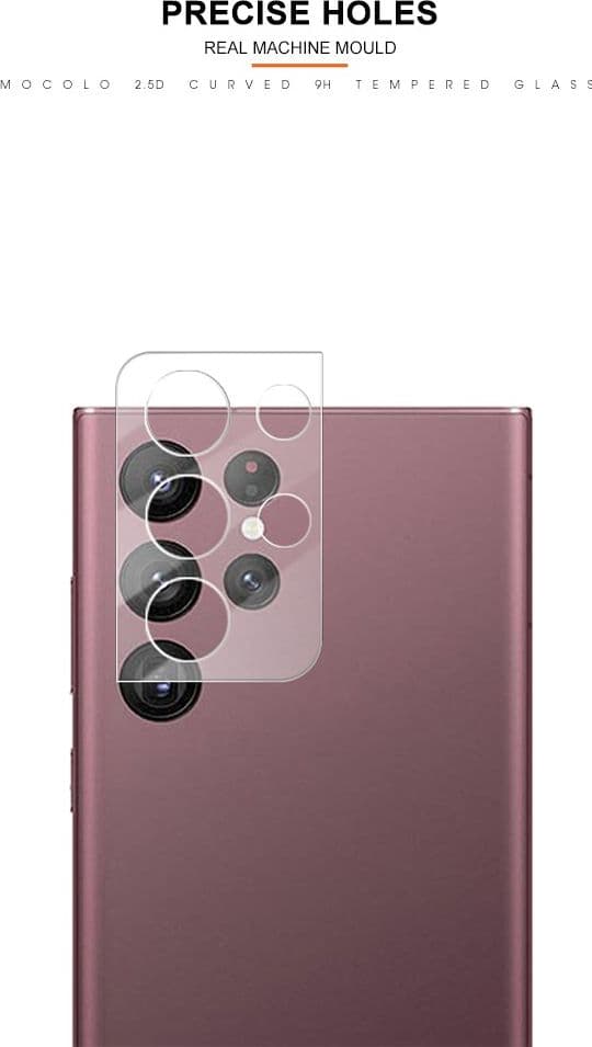 Mocolo Silk Camera Lens Glass - Protective Glass for Samsung Galaxy S22 Ultra camera lens - 19