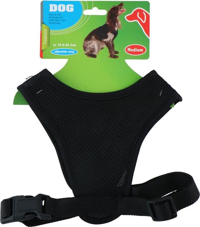 Harness / dog harness 54.6 x 85.2 cm, size M (black)