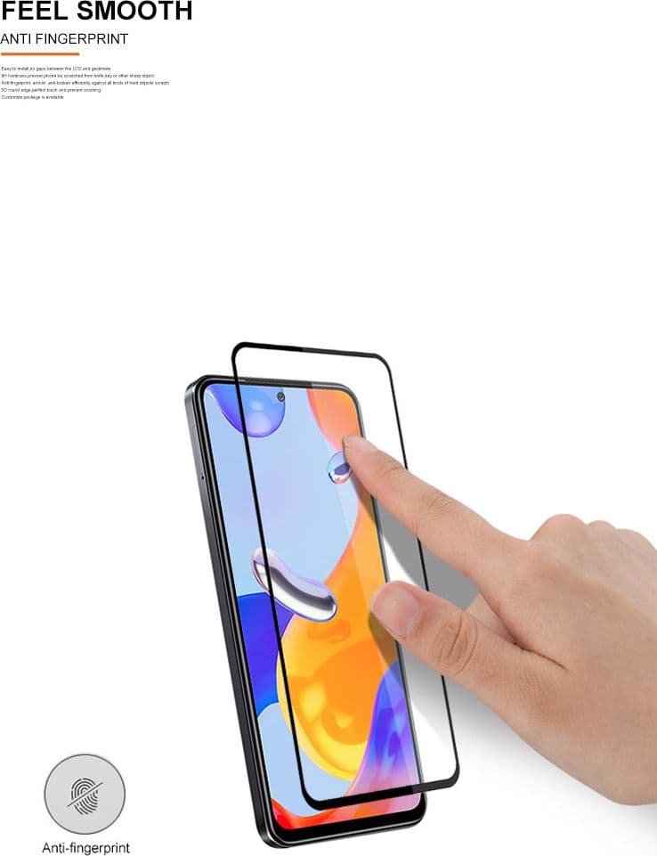 Mocolo 2.5D Full Glue Glass - Protective Glass for Xiaomi Redmi Note 11 Pro / Note 11 Pro Plus - 10