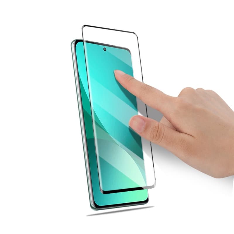 Mocolo 3D 9H Full Glue - Full screen protection glass for Xiaomi 12 Pro (Black) - 3