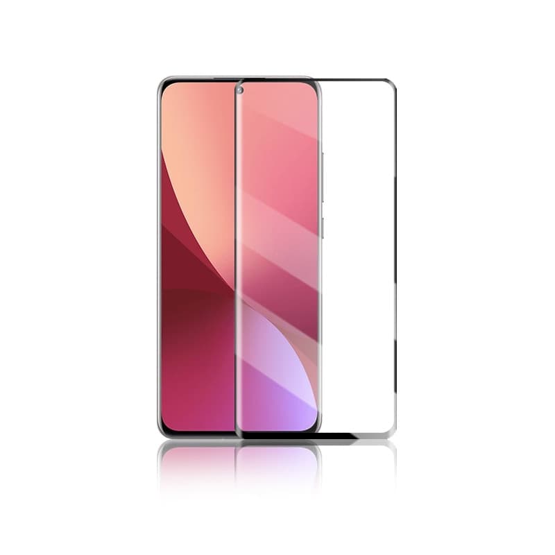 Mocolo 3D 9H Full Glue - Full screen protection glass for Xiaomi 12 Pro (Black) - 6