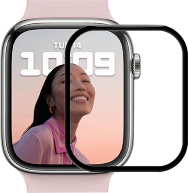 Mocolo 3D Glass Full Glue - Protective Glass for Apple Watch 7/8 41 mm screen - 12