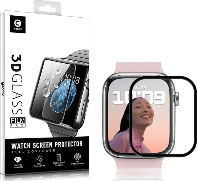 Mocolo 3D Glass Full Glue - Protective Glass for Apple Watch 7/8 screen 45 mm