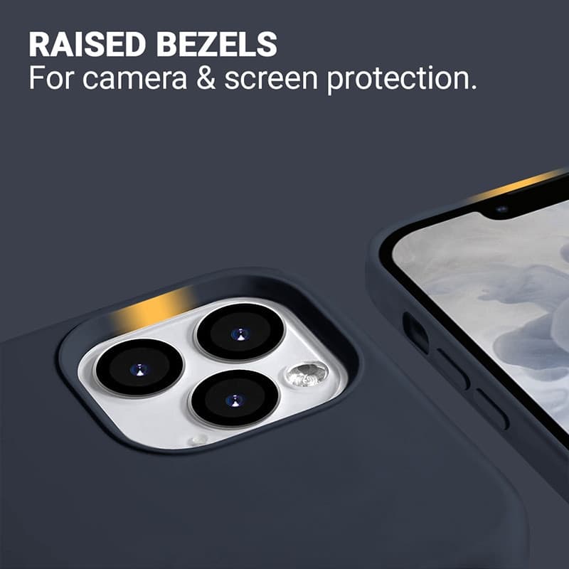 Crong Color Cover Magnetic - Custodia MagSafe per iPhone 13 Pro Max (Blu Navy) - 2