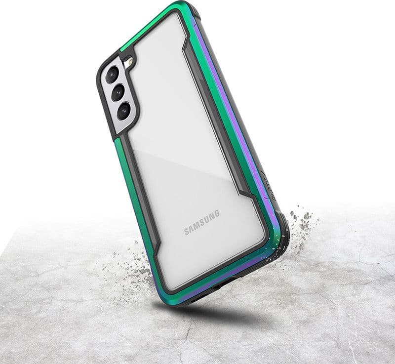 X-Doria Raptic Shield Pro - Case for Samsung Galaxy S22+ 5G (Antimicrobial Protection) (Iridescent) - 2