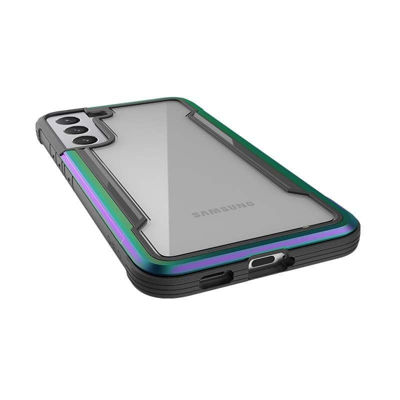 X-Doria Raptic Shield Pro - Case for Samsung Galaxy S22+ 5G (Antimicrobial Protection) (Iridescent) - 11