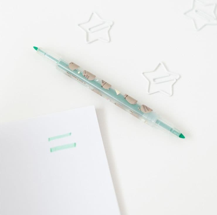 Pusheen - Collezione Foodie, pennarelli/penne bifacciali, set da 4 - 12
