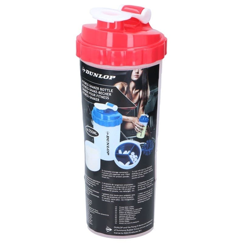 Dunlop - Sports shaker bottle with convenient closure 550 ml - 3