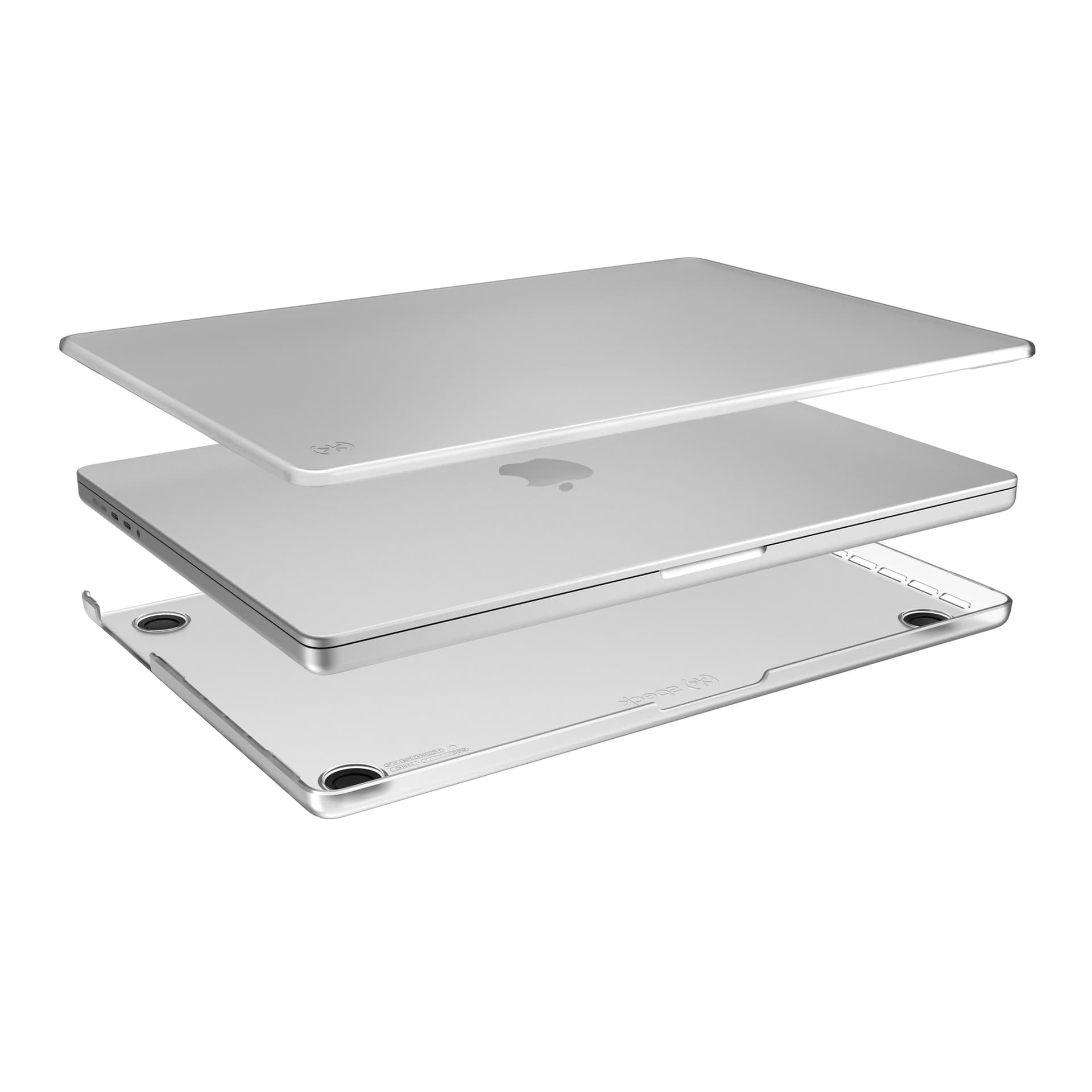 Speck SmartShell - Custodia per MacBook Pro 16" (M5/M4/M3/M2/M1/2026-2021) (Trasparente) - 2