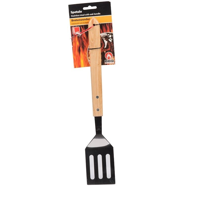 BBQ - grill shovel, oak handle 41 cm - 4