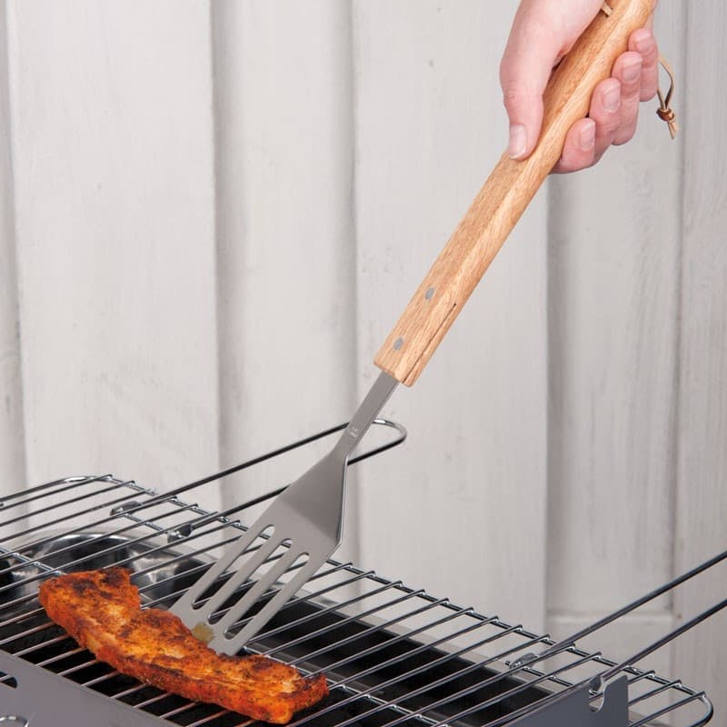 BBQ - grill shovel, oak handle 41 cm - 5