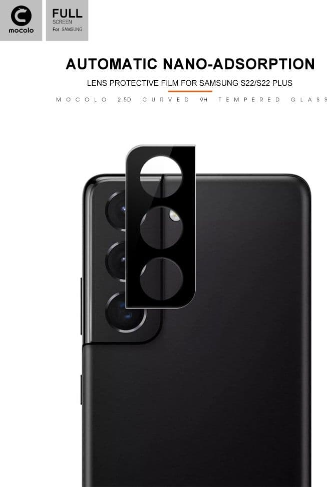 Mocolo Silk Camera Lens Glass - Protective Glass for Samsung Galaxy S22 / S22+ camera lens - 14