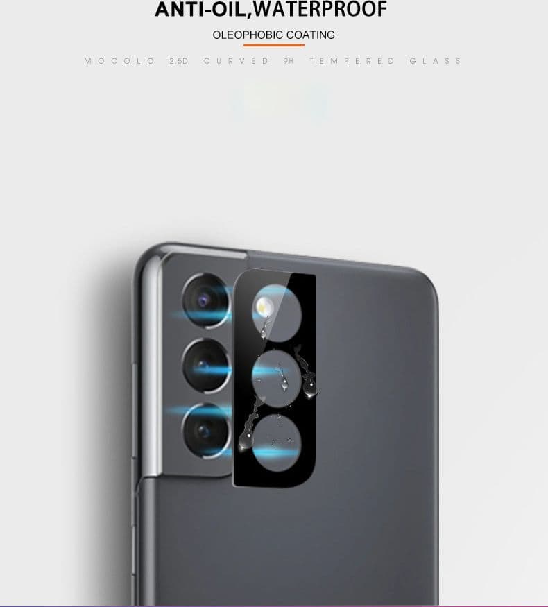Mocolo Silk Camera Lens Glass - Protective Glass for Samsung Galaxy S22 / S22+ camera lens - 9