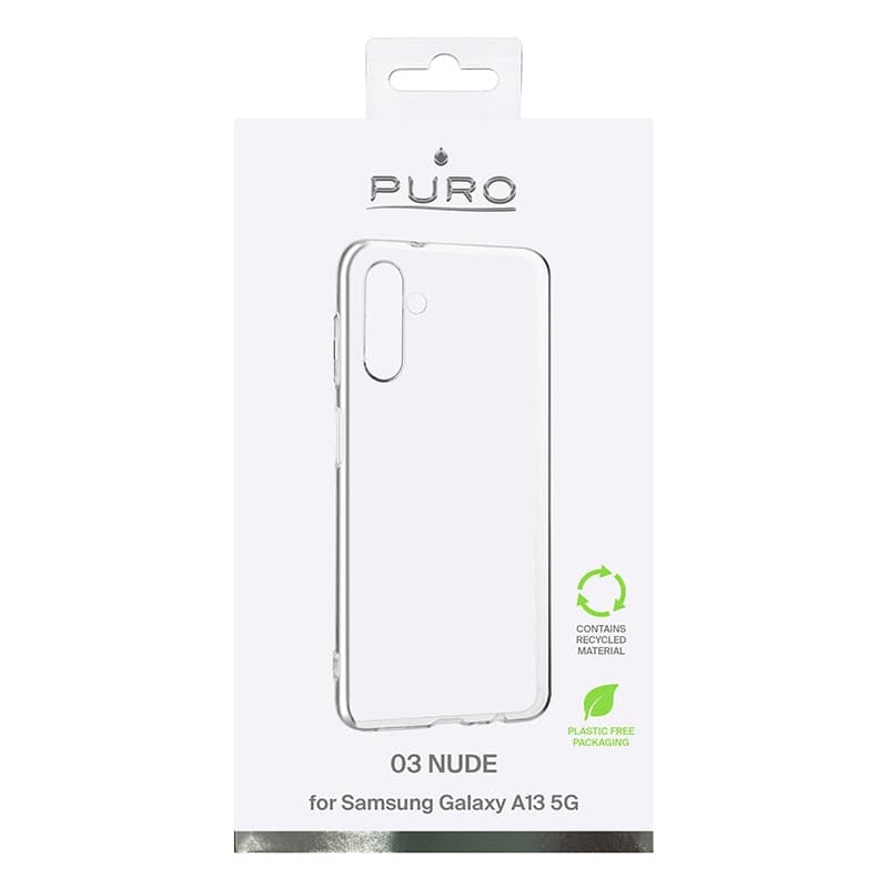 PURO 0.3 Nude - Environmental case for Samsung Galaxy A13 5G (transparent) - 2