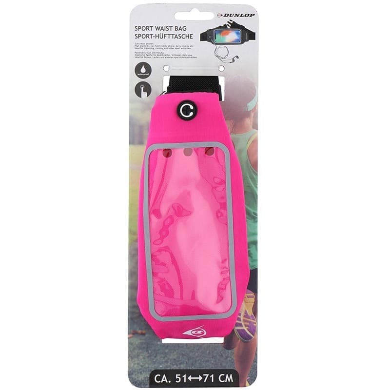 Dunlop - Sport Belt for Electronic Smartphone 51-71 cm (Pink) - 4