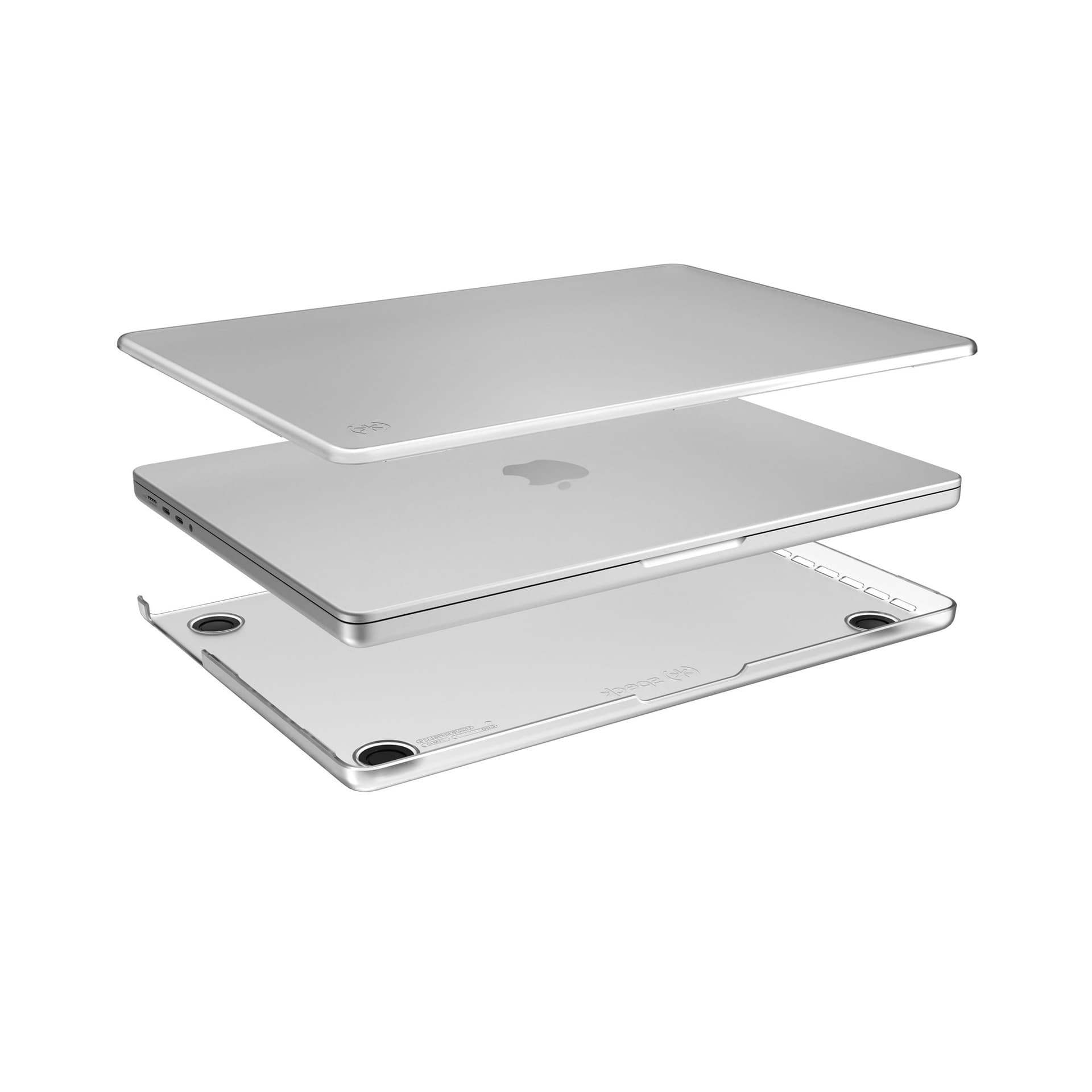 Speck SmartShell - Custodia per MacBook Pro 14" (M5/M4/M3/M2/M1/2026-2021) (Trasparente) - 9