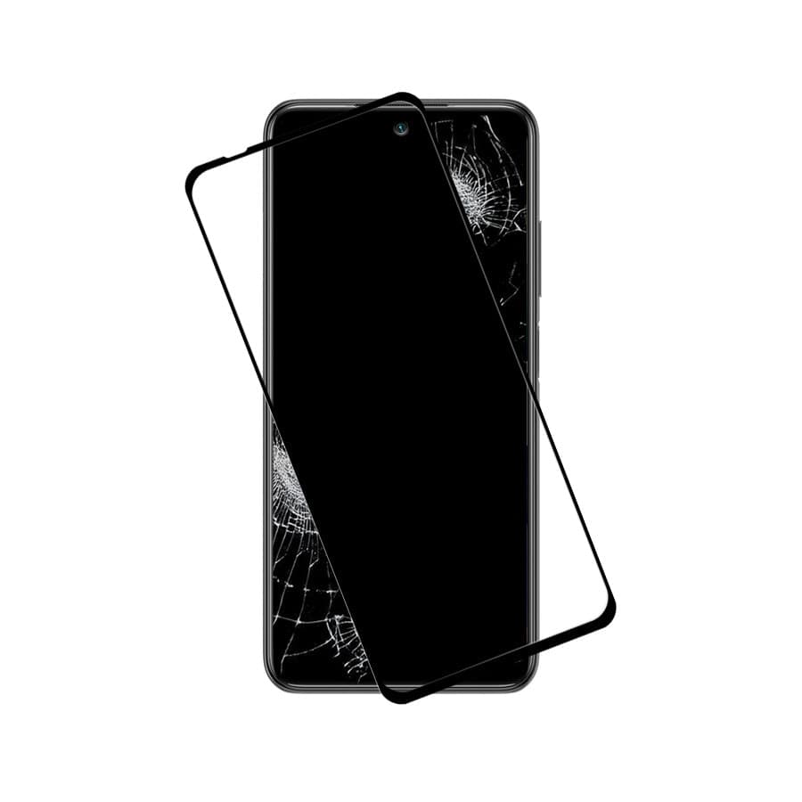 Crong 7D Nano Flexible Glass - Vetro ibrido 9H infrangibile per l'intero schermo dello Xiaomi Redmi Note 10 5G - 5