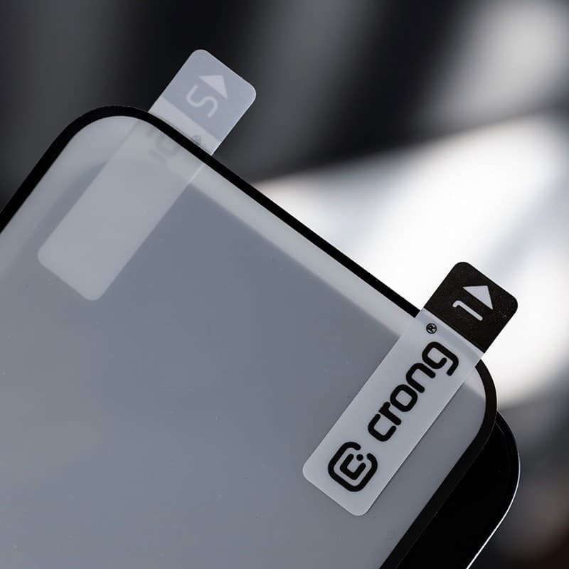 Crong 7D Nano Flexible Glass - Vetro ibrido 9H infrangibile per l'intero schermo dello Xiaomi Redmi Note 10 5G - 9