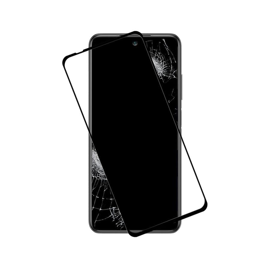 Crong 7D Nano Flexible Glass - Vetro ibrido 9H infrangibile per l'intero schermo dello Xiaomi Redmi Note 10 5G - 10