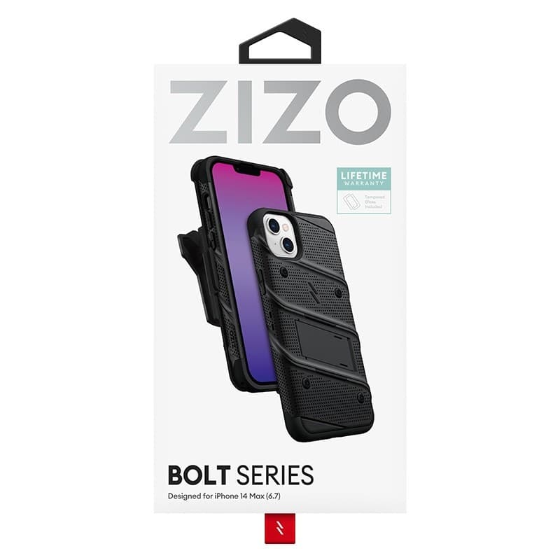 ZIZO BOLT Series - Case for iPhone 14 Plus (Black) - 12