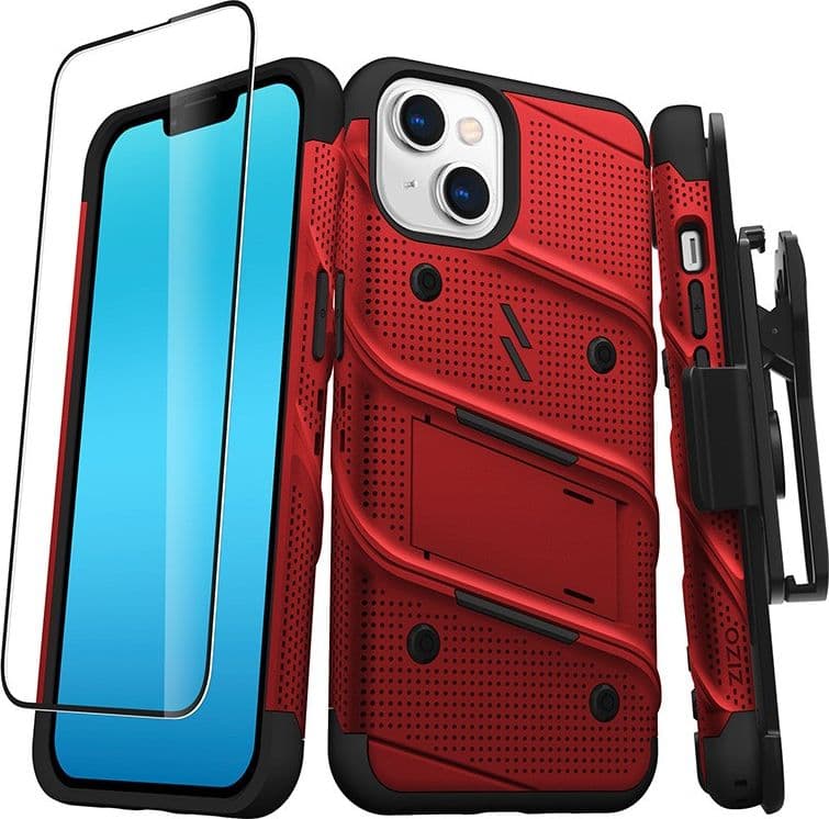ZIZO BOLT Series - Case for iPhone 14 (Red) - 8