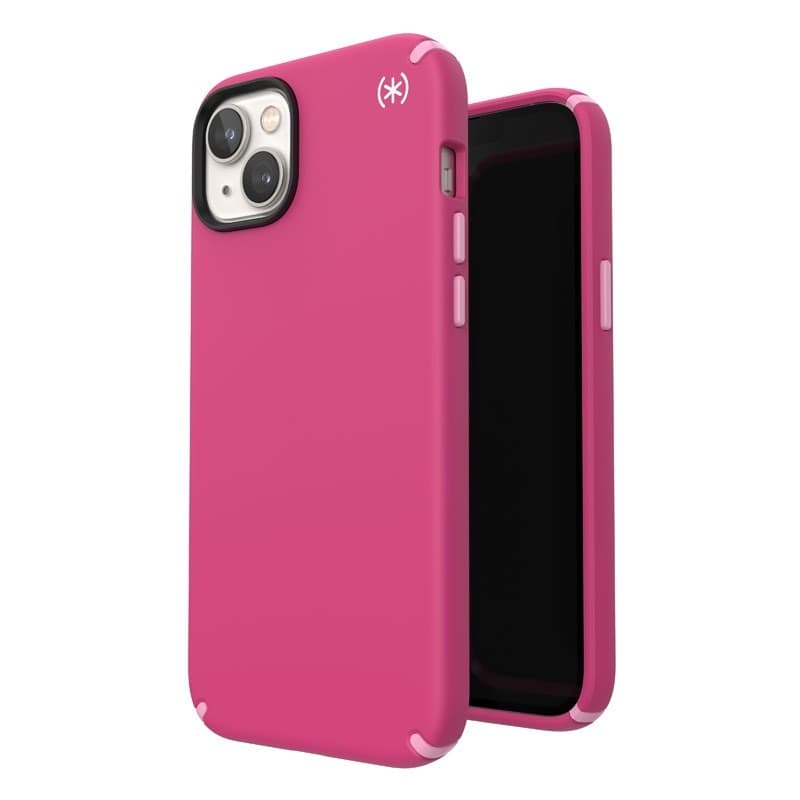 Speck Presidio2 Pro + MagSafe - Case for iPhone 15 Plus / 14 Plus with MICROBAN coating (Digitalpink / Blossompink / White) - 12