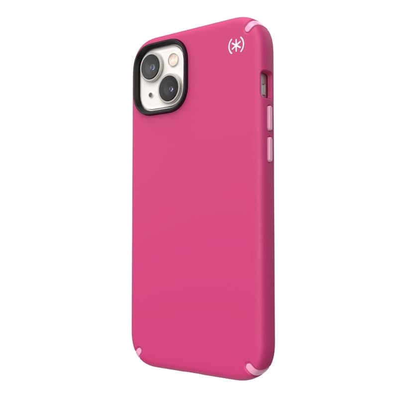 Speck Presidio2 Pro + MagSafe - Case for iPhone 15 Plus / 14 Plus with MICROBAN coating (Digitalpink / Blossompink / White) - 14