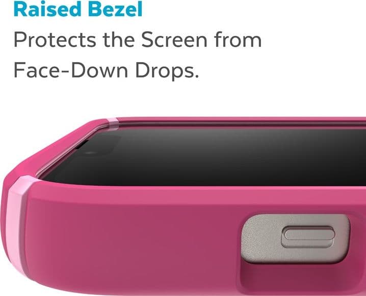 Speck Presidio2 Pro + MagSafe - Case for iPhone 15 Plus / 14 Plus with MICROBAN coating (Digitalpink / Blossompink / White) - 17