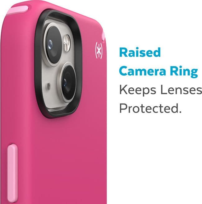 Speck Presidio2 Pro + MagSafe - Case for iPhone 15 Plus / 14 Plus with MICROBAN coating (Digitalpink / Blossompink / White) - 8