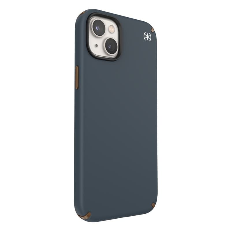 Speck Presidio2 Pro - Custodia antibatterica per iPhone 15 Plus / 14 Plus (Carbone / Bronzo freddo / Ardesia) - 3
