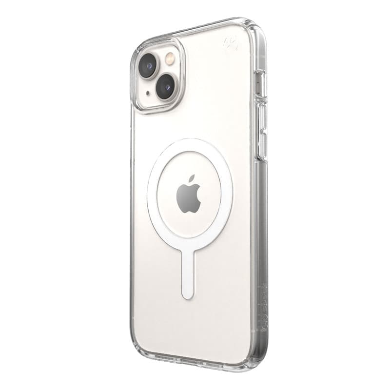 Speck Presidio Perfect-Clear + MagSafe - Custodia per iPhone 15 Plus / iPhone 14 Plus (trasparente) - 3