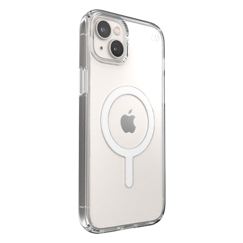 Speck Presidio Perfect-Clear + MagSafe - Custodia per iPhone 15 Plus / iPhone 14 Plus (trasparente) - 4