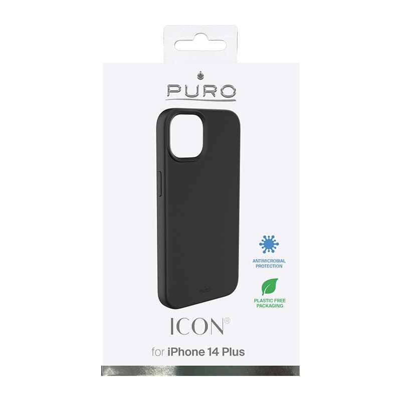 PURO ICON Cover - Case for iPhone 14 Plus (Black) - 4