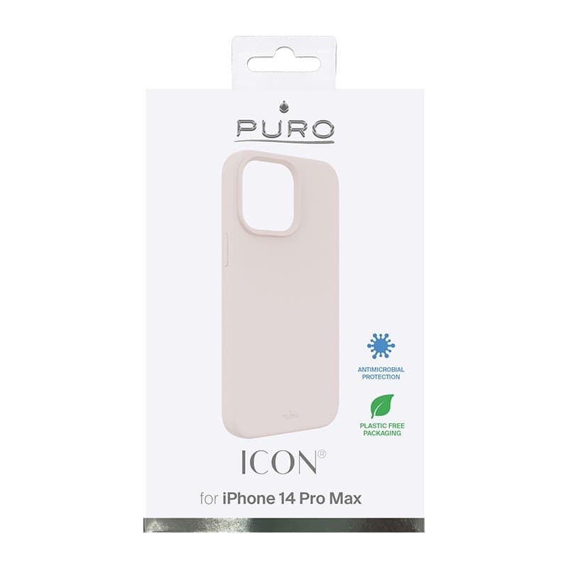 PURO ICON Cover - Case for iPhone 14 Pro Max (pink sand) - 8