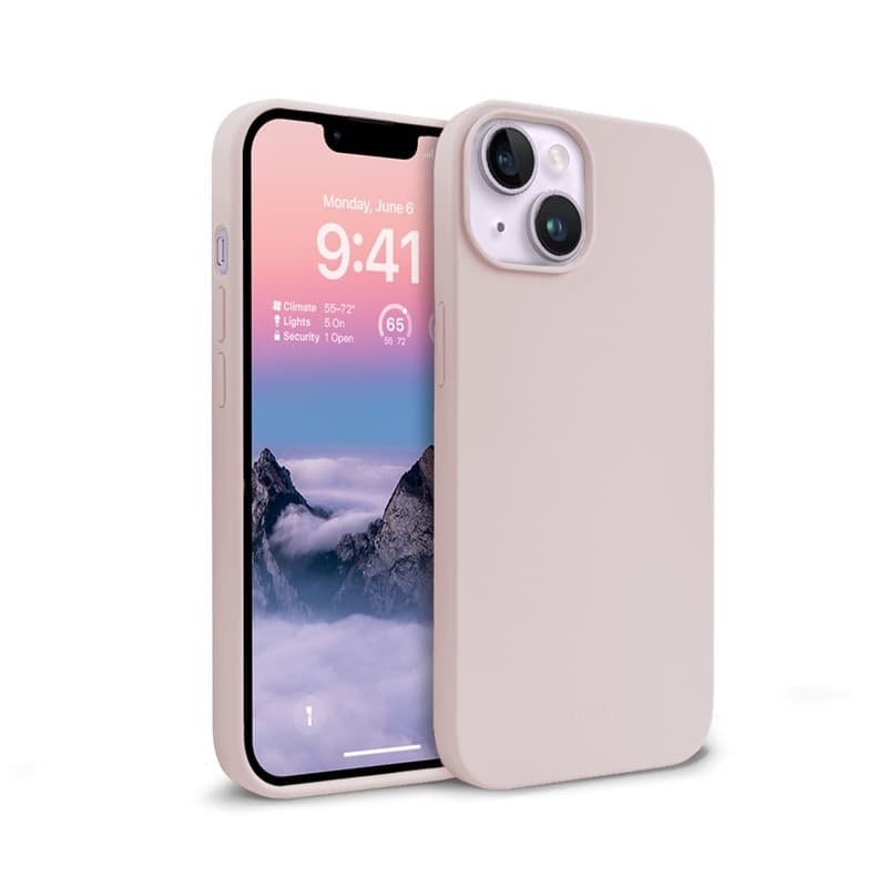 Crong Color Cover - Custodia per iPhone 14 / iPhone 13 (rosa sabbia) - 8