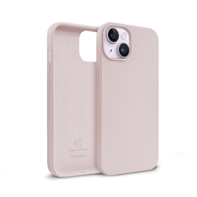 Crong Color Cover - Custodia per iPhone 14 / iPhone 13 (rosa sabbia) - 9