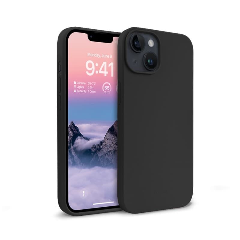 Crong Color Cover - Custodia per iPhone 14 Plus (Nero) - 8